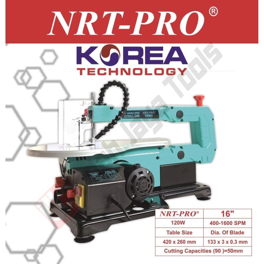 Scroll saw NRT Pro 16" HD (VARIABLE SPEED)