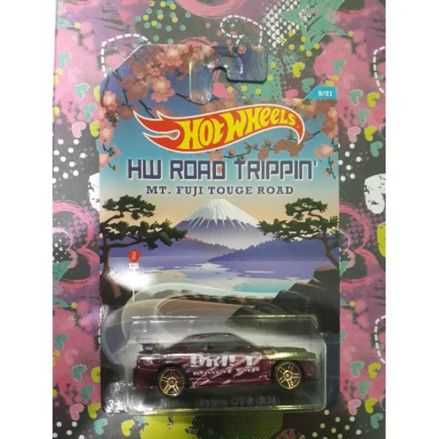 Hot wheels nissan skyline r34 road trippin