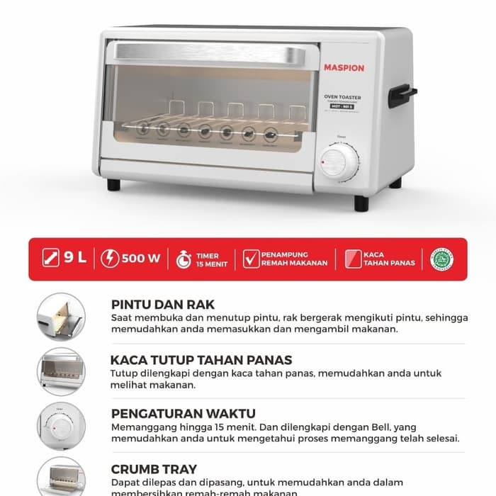 MASPION Oven Toaster MOT-500