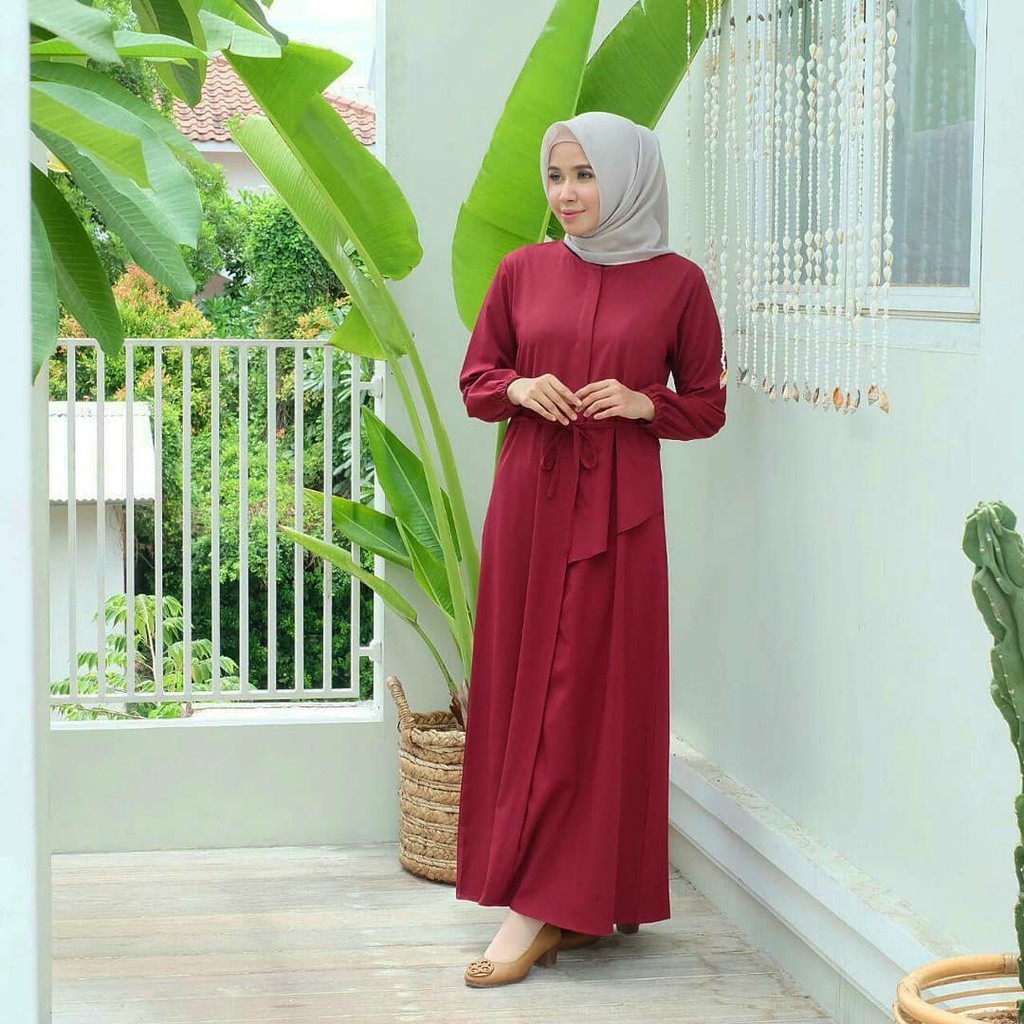 MAHESA DRESS -  FLOTTILICIOUS / DRES MURAH / GAMIS MURAH / DRES MUSLIM / GROSIR BAJU ONLINE