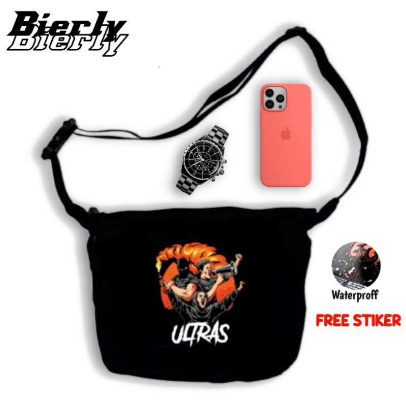 Bierly Ultras Slingbag Tas Selempang Bahu Pria Wanita Kasual