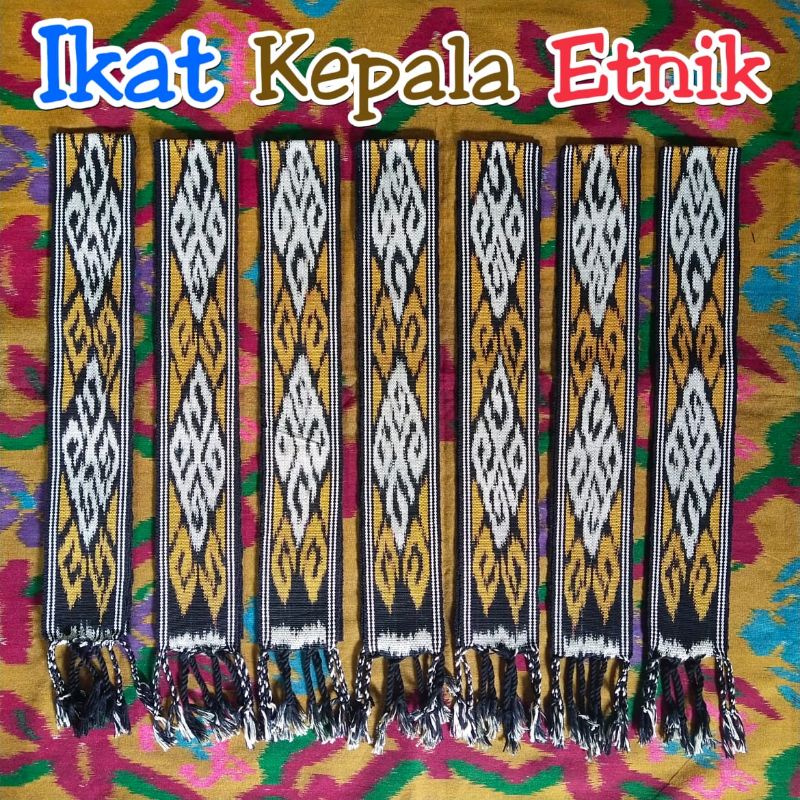 Ikat Kepala Etnik Tenun, kain tenun