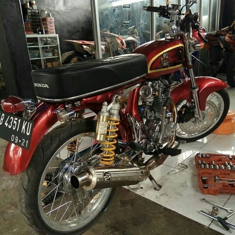 Knalpot CB 200cc 250cc Harian Touring Pekajaman Muffler Stainless