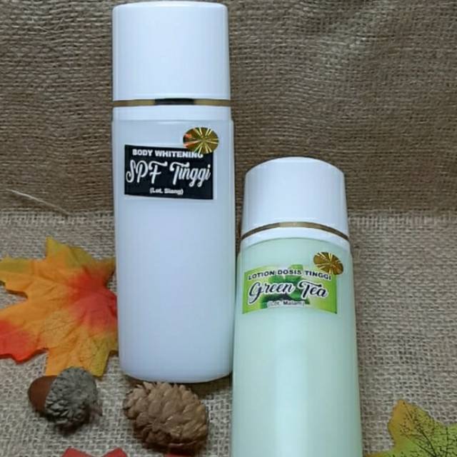 ( ORIGINAL ) PAKET HB GREEN TEA / HB DOSTING GREEN TEA / HANBODY LOTION GREEN