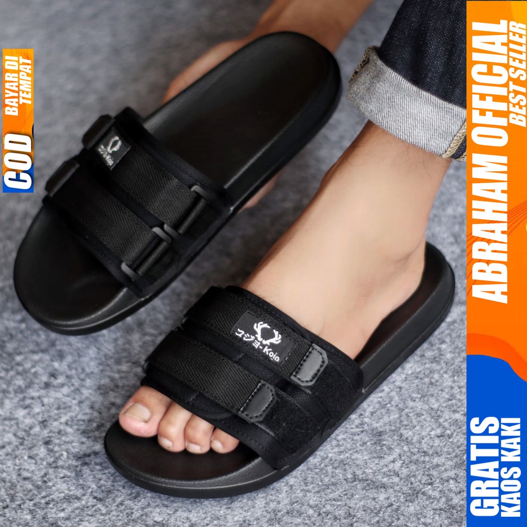 Sandal Casual Pria Sandal Slide Pria Sendal Selop Cowok Fashion Terbaru Keren