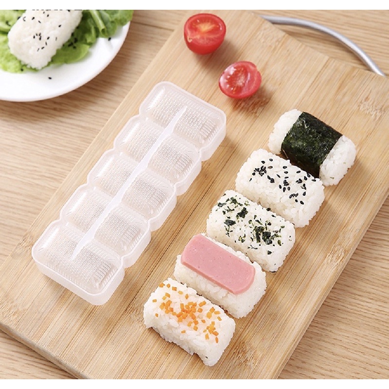 

5pcs / set Cetakan Sushi / Nigiri / Rice Ball DIY Anti Lengket/Bento/Ready Stok