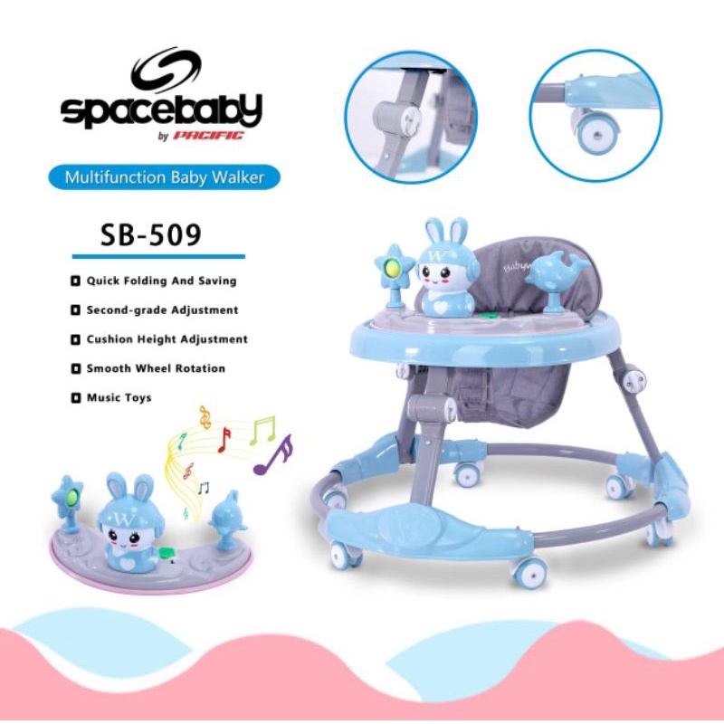 Baby Walker Murah SpaceBaby Family Smartstart