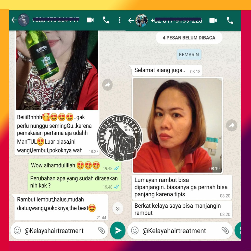 KELAYA HAIR TREATMENT SHAMPOO Original BPOM Sampo Alami Mencegah Rambut Bercabang Rontok Kebotakan-5