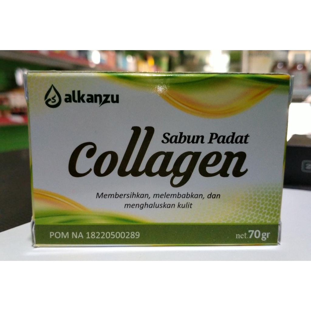 Sabun Collagen Alkanzu | sabun batang | sabun mandi | sabun padat 70g