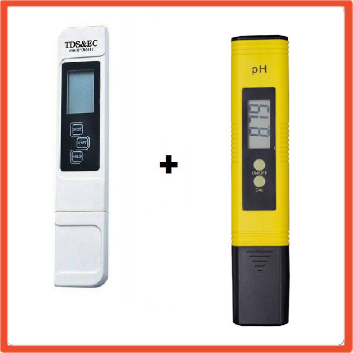 Paket TDS EC Meter dan PH Meter Auto Kalibrasi Akurat untuk Hidroponik