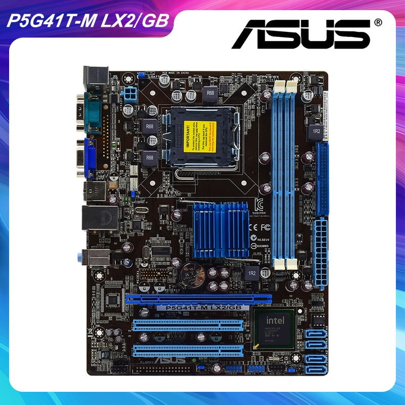 PREORDER ASUS P5G41T-M LX2/GB LGA 775 Intel G41 Original Desktop PC Motherboard DDR3 PCI-E X16 VGA U