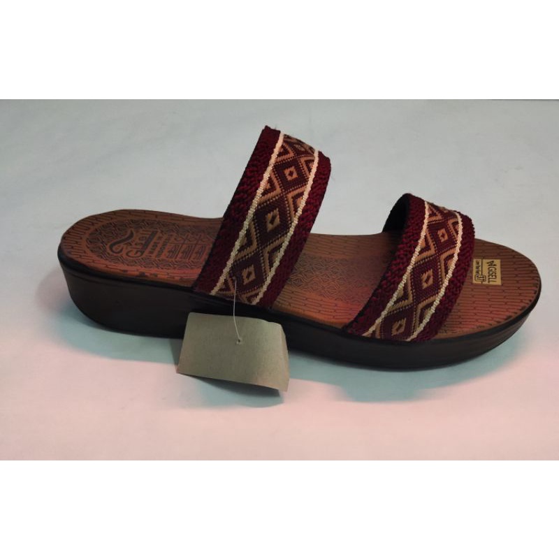 Sandal Gisel sandal wedges wanita cewek dewasa ringan dan unik