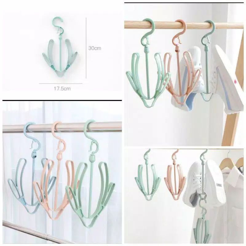 HANGER SEPATU / GANTUNGAN SEPATU SANDAL / HANGER PAKAIAN / SHOE HANGER PVC