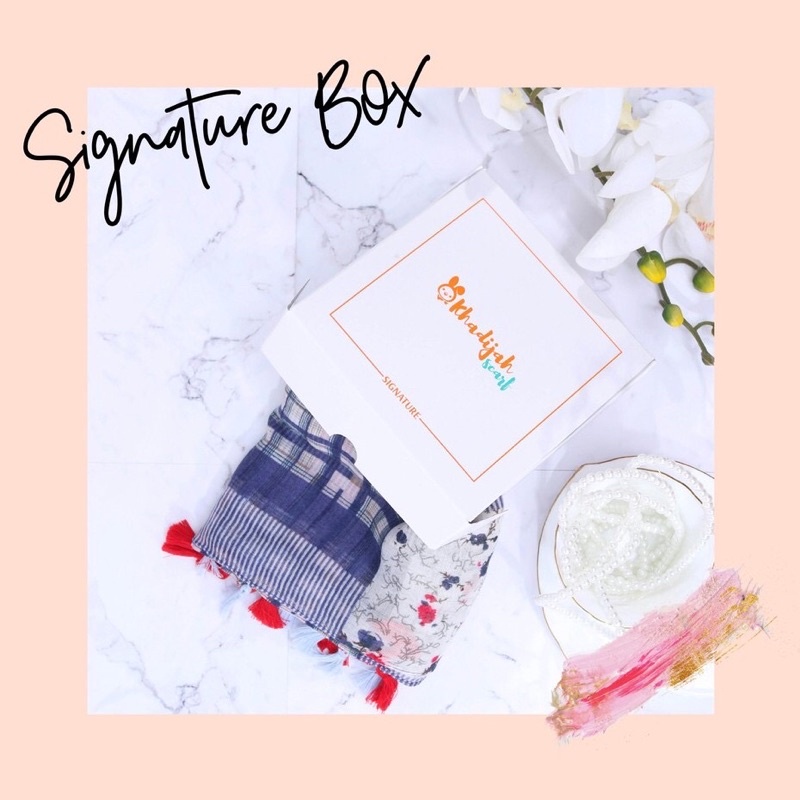 

Kardus Gift Dus Signature Box Khadijah Scarf