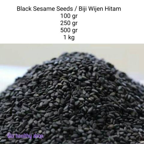 

BLACK SESAME SEEDS / BIJI WIJEN HITAM (GUATEMALA) 1KG