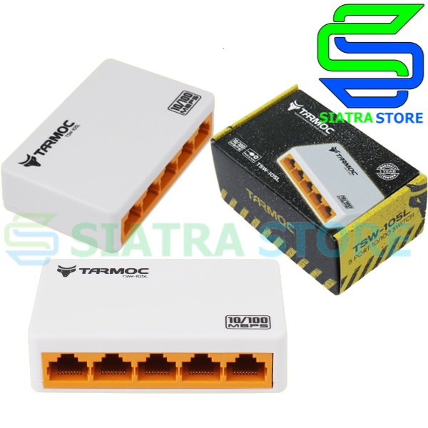 Tarmoc TSW-105L Switch Unmanage 5 port 10/100Mbps Plastic Case