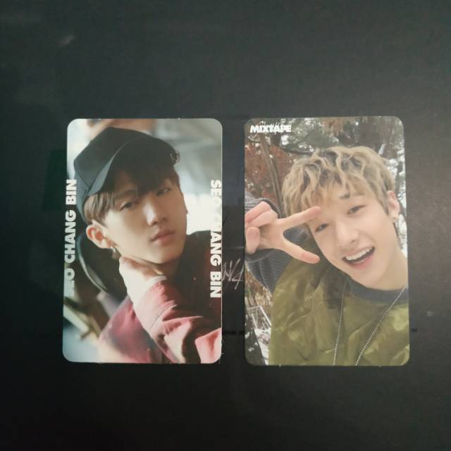 Photocard PC Bang Chan & Changbin Stray Kids Mixtape