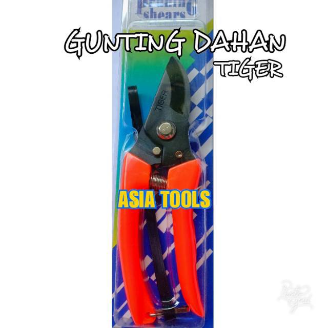 GUNTING TAMAN / GUNTING BUNGA / Gunting Dahan 7" TIGER