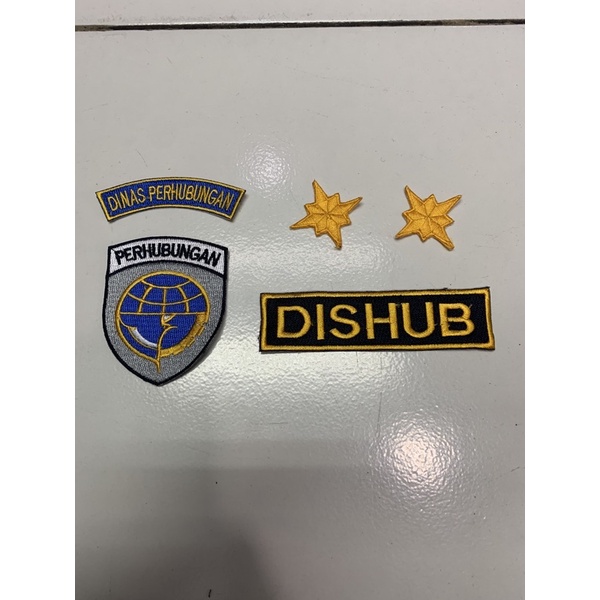 Atribut dishub bordiran bisa pake nama