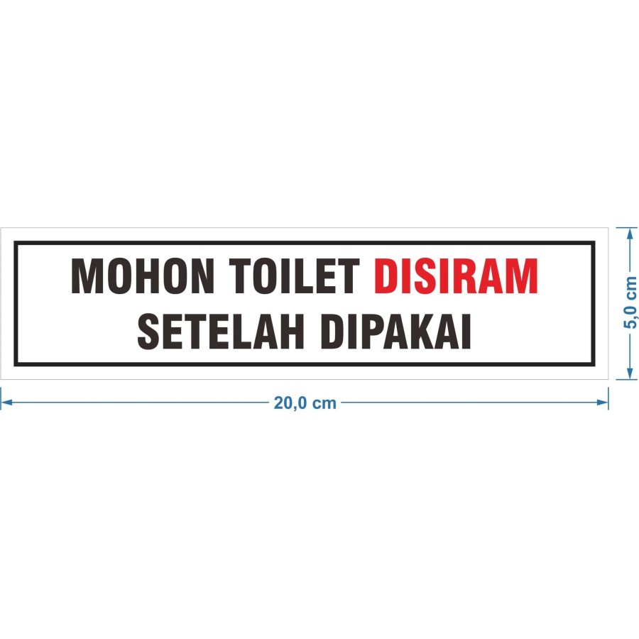 

STIKER SIRAM TOILET 5X20CM