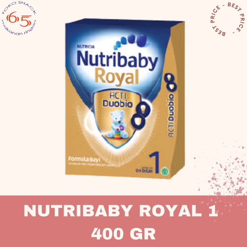 Nutribaby Royal 1 400gr. susu bayi 0-6 bulan. BOX