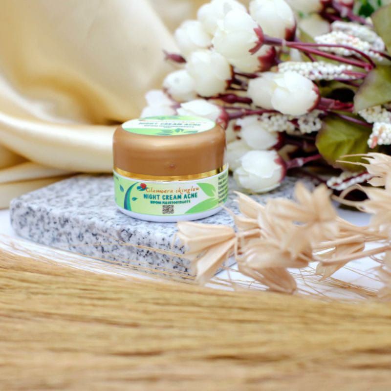 Night Acne Cream by Glamoera Skinglow
