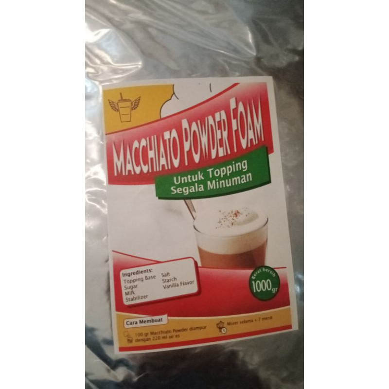 

Machiato powder foam 1kg