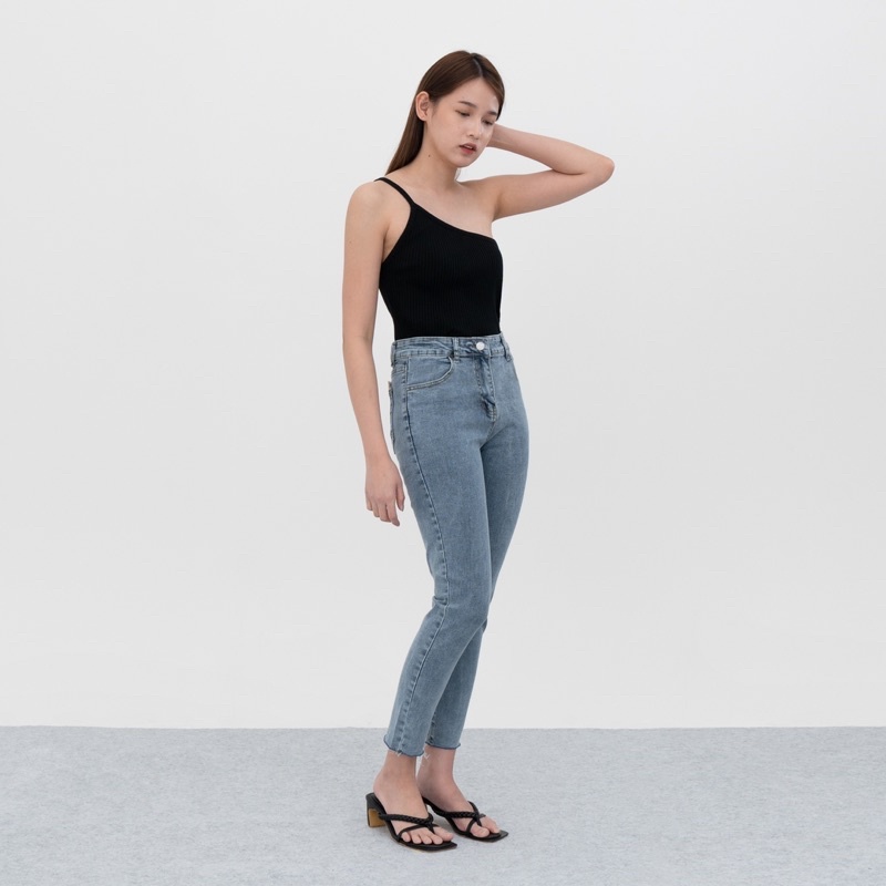 VIERLIN - Jeans 8832 - HIGHWAIST SKINNY JEANS POLOS BASIC