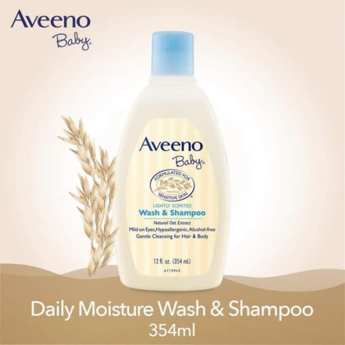 Aveeno Baby Wash & Shampoo 354ml