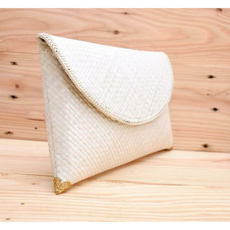 CLUTCH ANYAMAN POLOS / TAS TANGAN ANYAM PANDAN