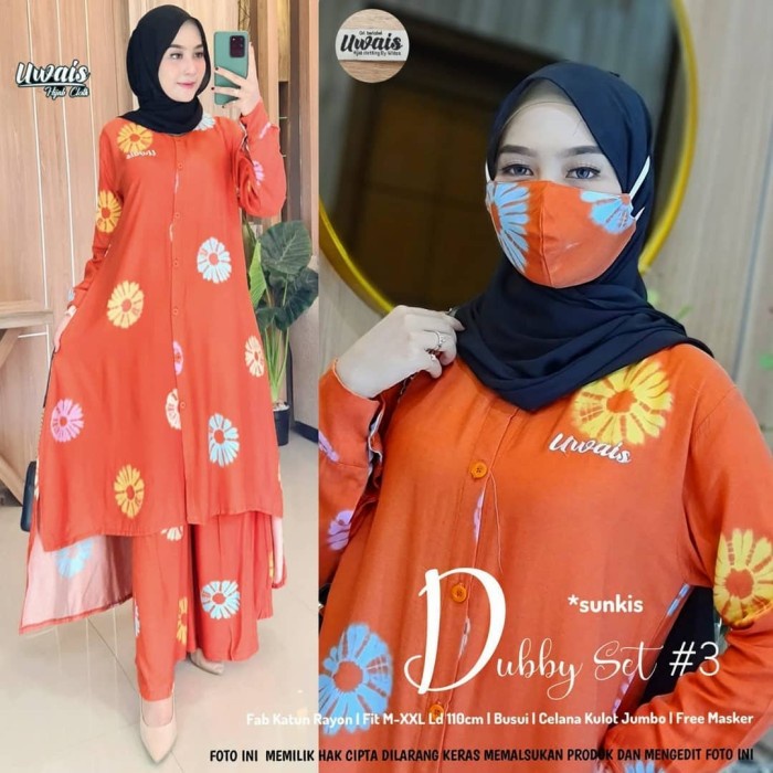 SETELAN UWAIS LABEL JASMINE