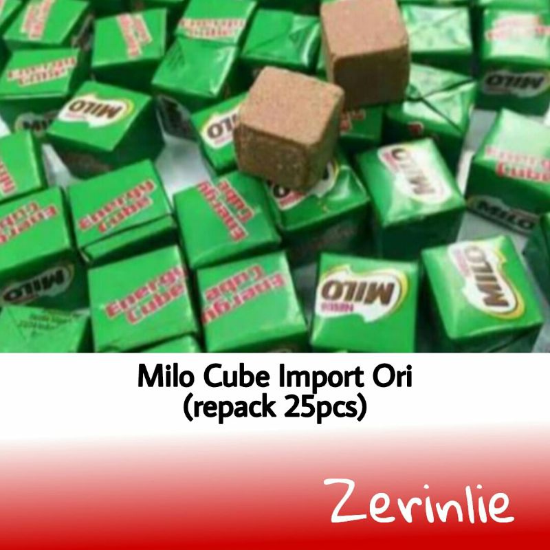 Milo Cube IMPORT ORIGINAL ready stok siap kirim / permen milo / milocube