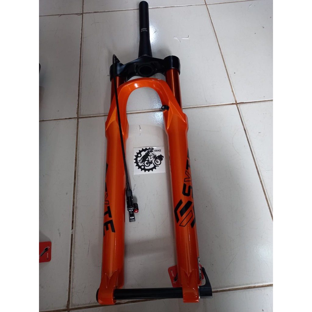 Fork shox sepeda Syte 27.5 Boost Taper Travel 120 Air Remot Lock