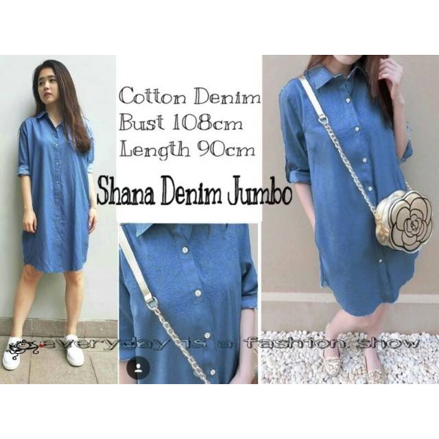 Kemeja wanita, kemeja biru, kemeja polos