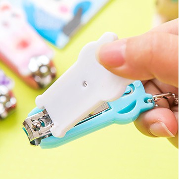 Gunting Kuku Kecil Aman ANTI SLIP untuk Bayi Lucu Jepit Kuku Kartun Potong Kuku Nail Clipper