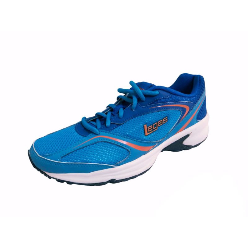 Sepatu League Legas Biru Neptune La M Running Shoes Cowo Pria Original
