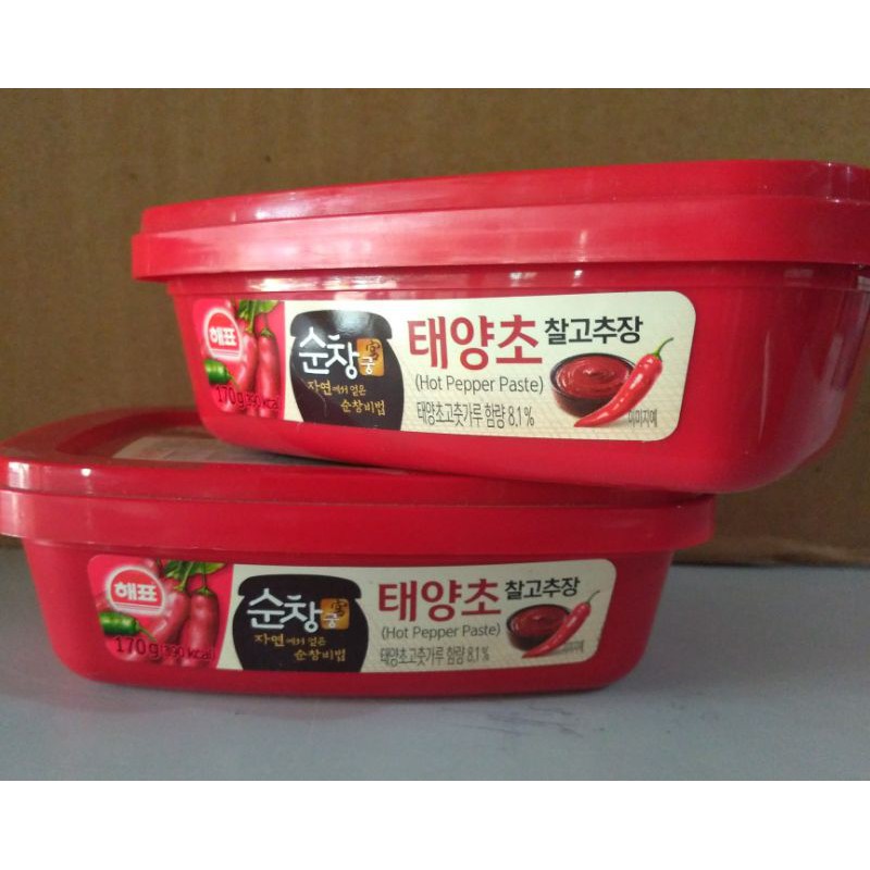 

Taeyangcho gochujang (Hot pepper paste) murah enak packing ori 170g
