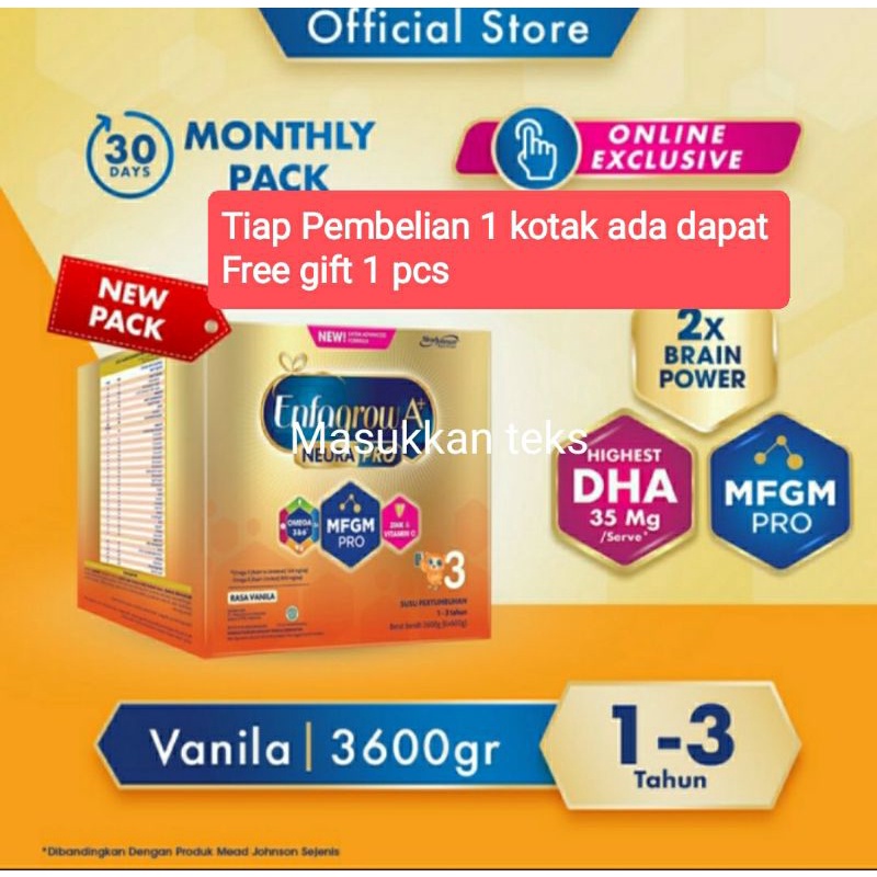 Enfagrow 3 3600gr Vanila