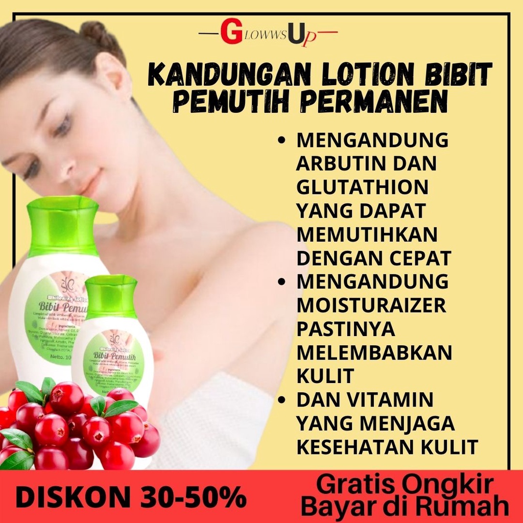 SYB Whitening Lotion Bibit Pemutih Badan Permanen - Body Whitening - Perawatan tubuh