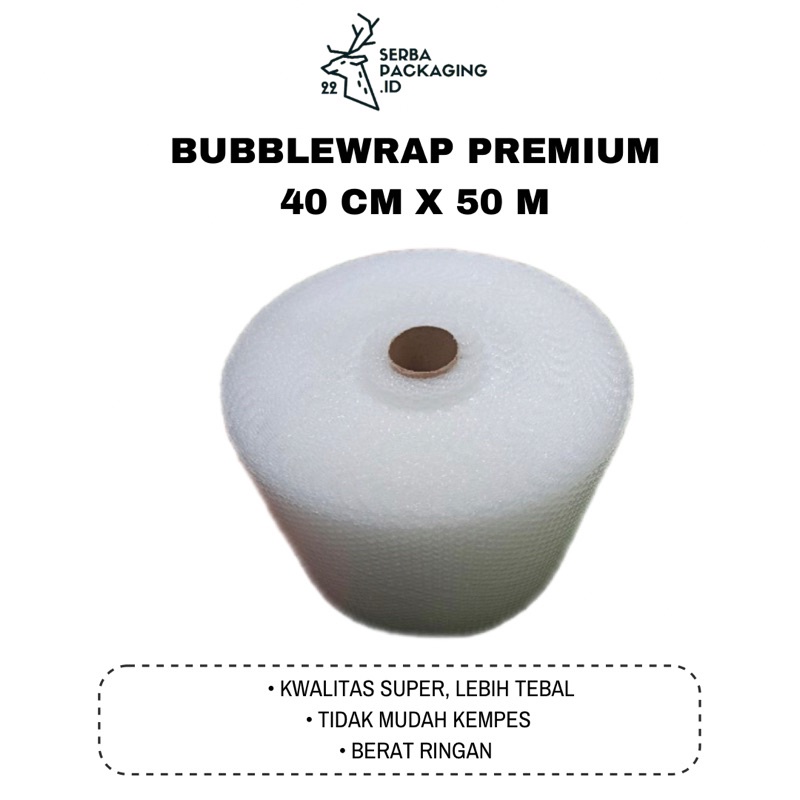 

Bubblewrap Premium 40 cm x 50 meter