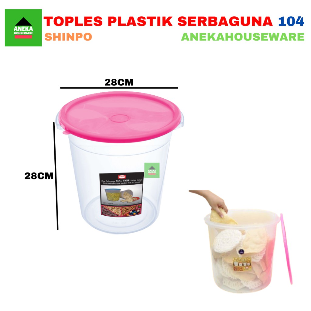 Anekahouseware Toples Plastik Serbaguna SIP 104 S Fresh Shinpo