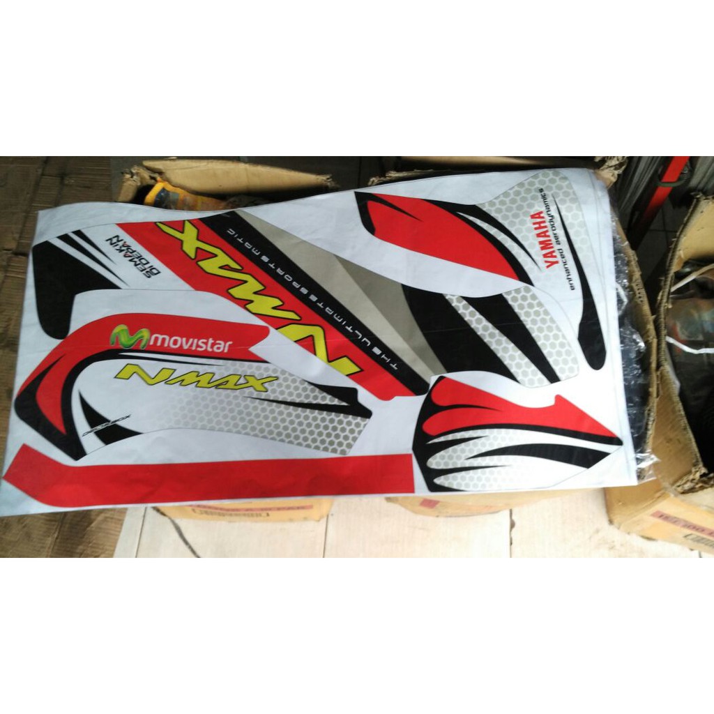 STIKER VARIASI NMAX MOVISTAR V1