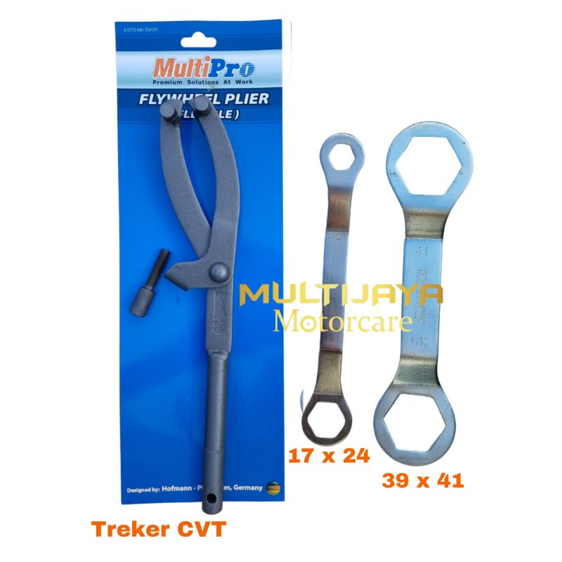 Paket Treker CVT + Kunci Mur Kopling 39x41 + Kunci 17x24