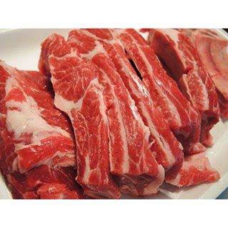 

daging sapi iga segar