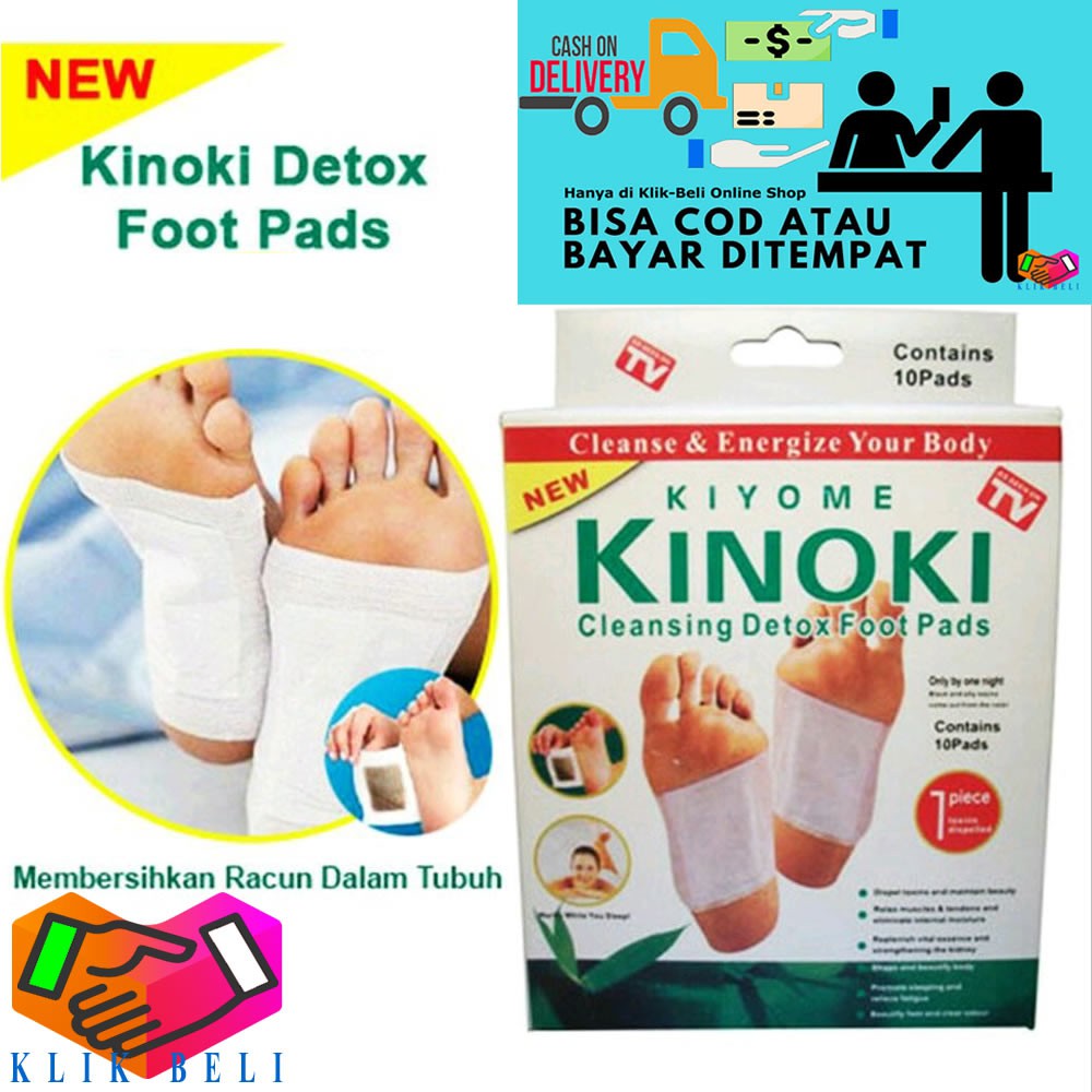 KINOKI Putih (10 Pcs) Foot Patch Koyo Detox Kaki - 10 Pads