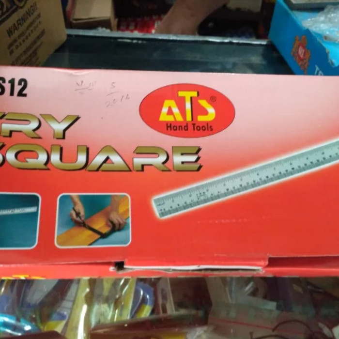 

Penggaris Siku ATS Hand Tools TS12 -alat ukur penggaris model siku