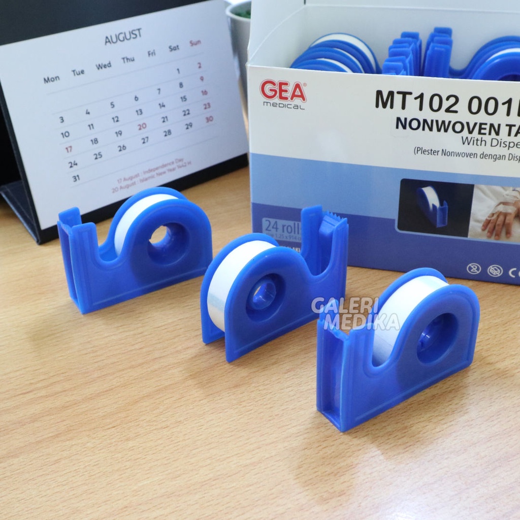 Micropore 0.5 inch GEA Non Woven Tape MT102 001DP (Satuan)