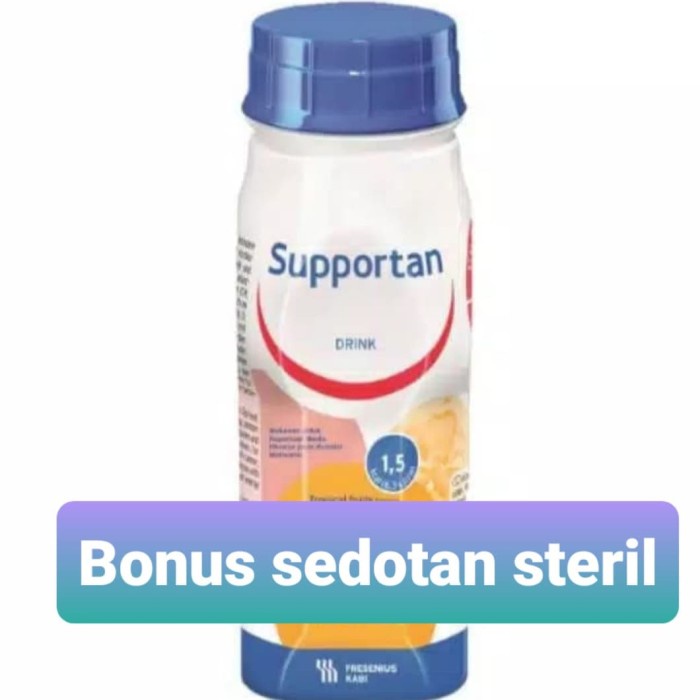 

NUTRISI-VITAMIN- SUPPORTAN DRINK 200 ML 300 KALORI RASA TROPICAL FRUIT SUSU NUTRISI -VITAMIN-