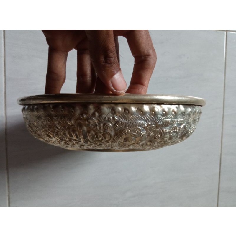 bokor talam bahan slaka silver Bali 11