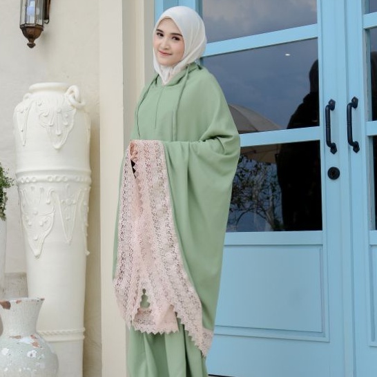 mukena dewasa jumbo resleting katun MIRANTIseries